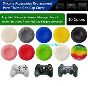 PS4 silikon kapak Thumbstick başparmak sopa muhafızları kapak kılıf cilt Joystick kavrama PS4 Xbox one 360 denetleyici PS4 Pro ince - Product Image 6