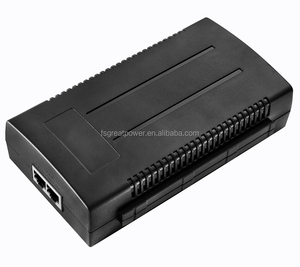 5Gイーサネットスイッチアンテナ用の新しいパッシブPoEインジェクターシングル出力52VDC90WPoE電源デュアルRJ45PoEアダプター - Product Image 1