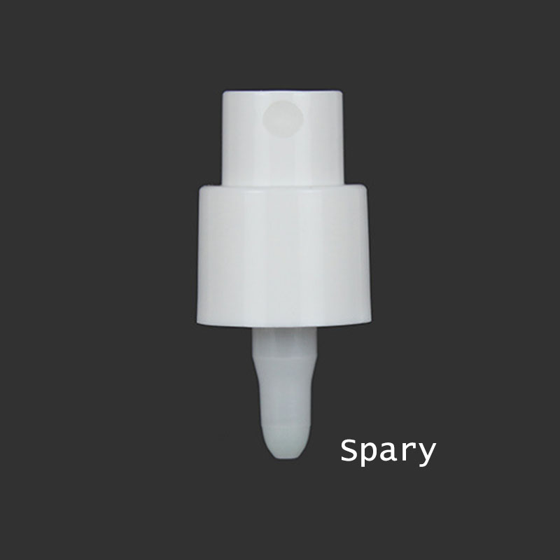 Transparent Frosted Bottle and White spary