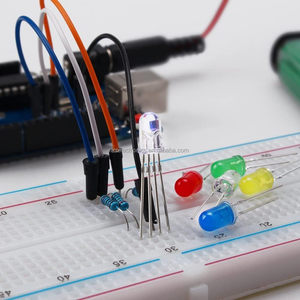 Electronics Basic Kit Netzteil modul Bread board Jumper Wire LED, Widerstands sensoren Elektronik komponenten Elektronik projekte - Product Image 1