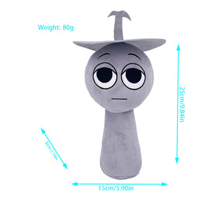 Sprunki peluş doldurulmuş oyuncak peluş dolması sıcak satış incredibox karikatür peluş yumuşak oyuncaklar - Product Image 6