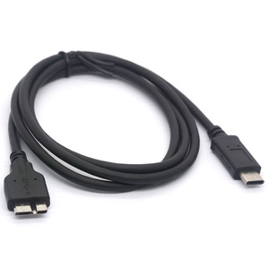 用于硬盘驱动器的<span class=keywords><strong>USB</strong></span> 3.1 C型公到<span class=keywords><strong>USB</strong></span> <span class=keywords><strong>3.0</strong></span> Micro <span class=keywords><strong>B</strong></span>数据充电电缆
