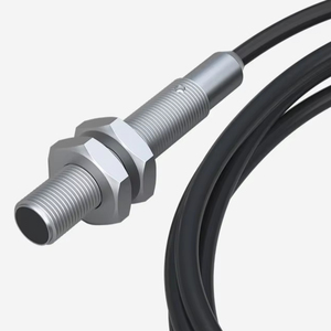Serie FHc M4 con tipo roscado 1,0mm Forma cilíndrica de metal en miniatura IP66 Sensor de proximidad inductivo sin contacto - Product Image 1