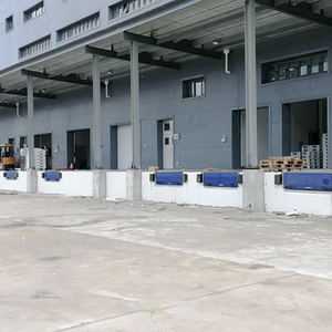 Plataforma de rampa de carga de contenedor estacionario, nivelador de muelle de bahía de carga de almacén