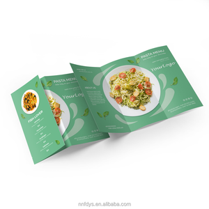 纸板小册子格式的高质量定制设计胶印传单小册子 - Product Image 4