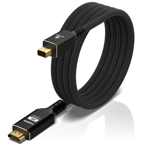 8K60Hz迷你显示端口至HDMI电缆迷你DP至HDMI线4K120Hz 2K165Hz适用于迅雷2 iMac表面专业/坞站监视器 - Product Image 3