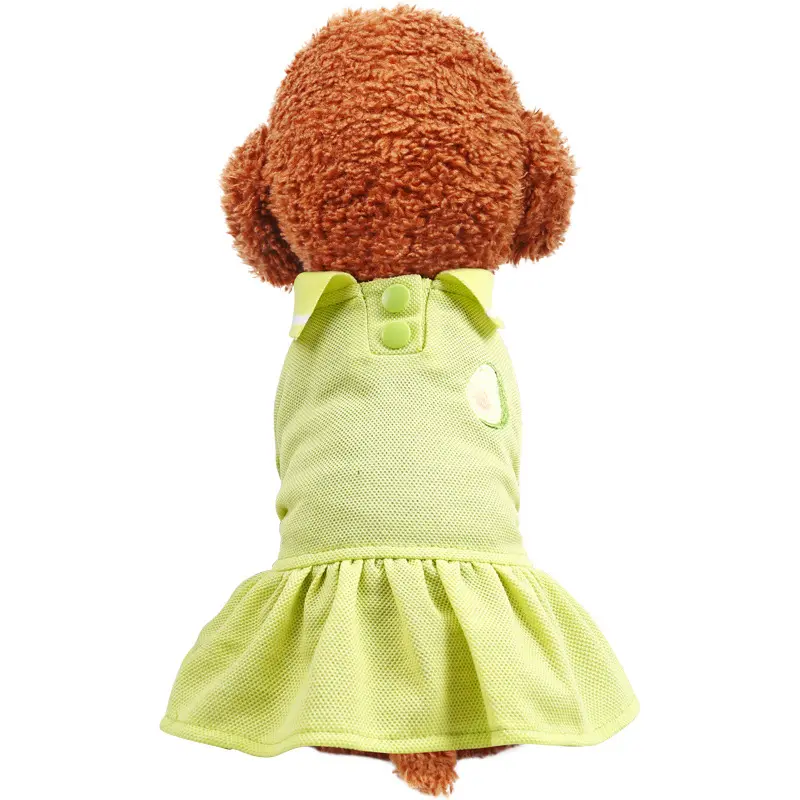 Ropa de moda para mascotas, Polo para perro pequeño, camiseta para cachorro, vestido informal para mascotas