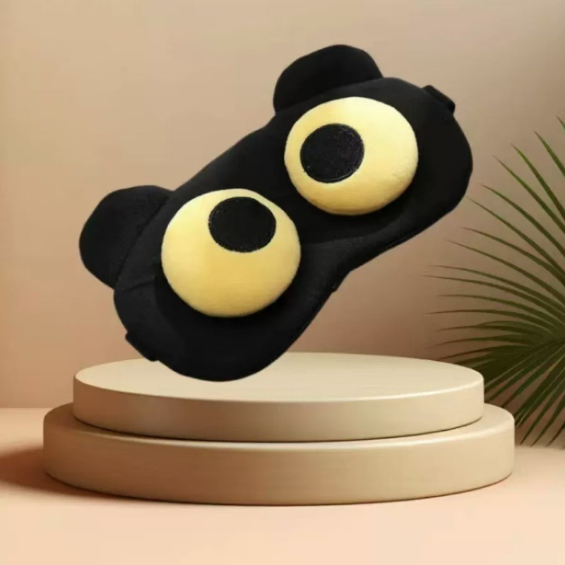 Black round eyes