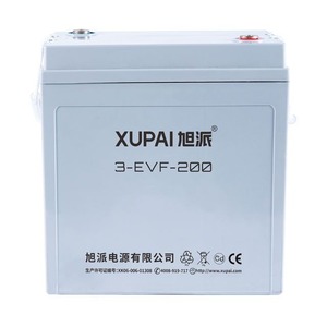 旭派电池3-EVF-200观光车地板洗涤器扫地机四轮汽车电池6V200A铅酸原装电池