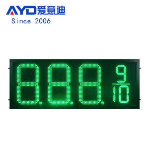 5 Ziffern Außen tankstelle Benzin LED Preis änderungen Pump Topper Regular Diesel 7 Segment LED-Anzeige bildschirm - Product Image 3