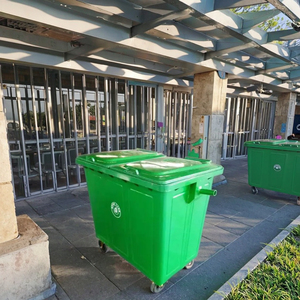 Large Outdoor Iron 1100L/660L Waste <strong>Bins</strong> Durable Garbage <strong>Can</strong> for Use in Public Areas - Product Image 5