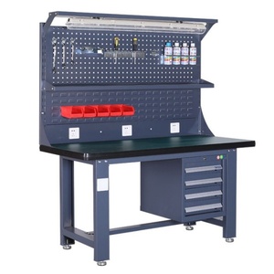 Customizable Steel Industrial <strong>Workbench</strong> with Drawer Workshop or Garage Work Table for Storage Purpose