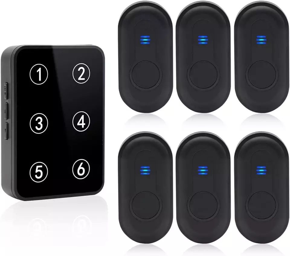 6 call button + 1 receiver DB19