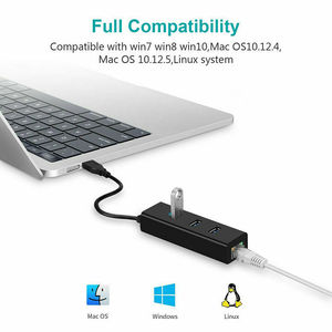 Gigabit USB Ethernet Adapter Scheda di Rete USB 3.0 a RJ45 HUB per MacBook - Product Image 4