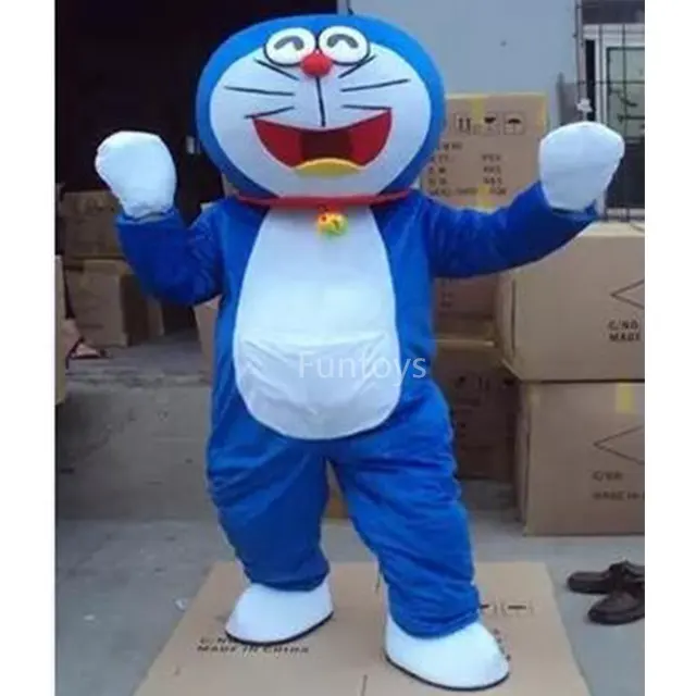 Funtoys-Disfraz de Mascota de Doraemon, disfraz de personaje de Daxiong Shizuka, disfraz de Anime para fiesta de Halloween