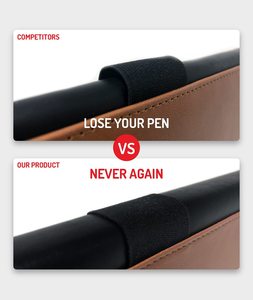 LABON Custom A5 Sheet Leather Waterproof <strong>Round</strong> <strong>Corner</strong> Music <strong>Notebook</strong> <strong>With</strong> Elastic Band and Ribbon - Product Image 5