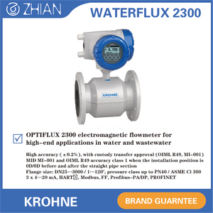 4-20mAパルス液KROHNE電磁流量計OPTIFLUX2000 IFC300 DN10 10mmOPTIFLUX2300電磁流量計 - Product Image 6