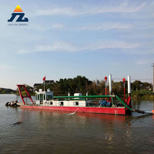 Proyecto de dragado de fabricación de arena para minería de oro con propósito de río interior marino, cortador de barco de trabajo, draga de succión con flotador y tubería - Product Image 5