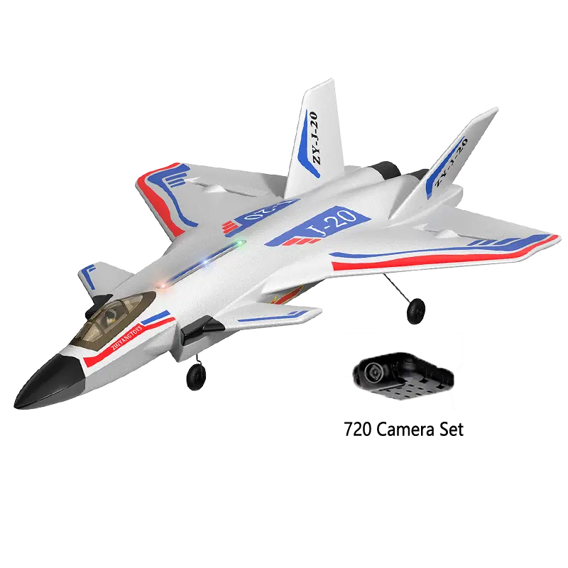 ยี่ห้อใหม่ของเล่นบินกลางแจ้ง ZY-J20 EPP โฟมวัสดุ Fighter 2.4G รีโมทคอนโทรล RC เครื่องบินของเล่นกล้อง
