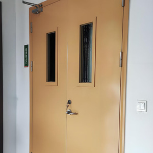 Factory Customized Modern ISO Entrance Pivot Steel <strong>Doors</strong> Double Gate Design with Powder Coat for Entry Application - Product Image 6
