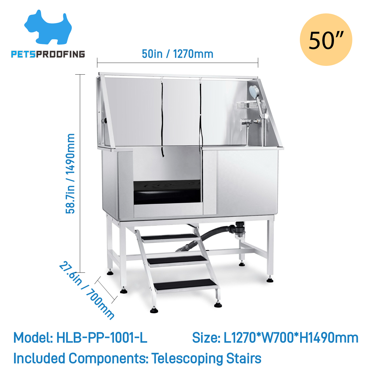Porte gauche 50''