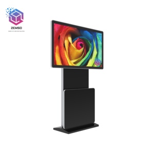 43 дюймов напольные вращающийся сенсорный экран Digital Signage киоск поддержка 360 градусов вращающийся проигрыватель рекламы - Product Image 3