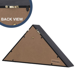 Tam giác rắn gỗ Cờ hiển thị trường hợp bằng gỗ quân bóng hộp phù hợp với 5 'x 9.5' gấp Mỹ tang lễ cờ - Product Image 5