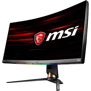 Msi <span class=keywords><strong>monitor</strong></span> curvo de jogo de <span class=keywords><strong>pc</strong></span> com 34 polegadas uvqhd 3440x1440 (2k) 1ms 120Hz Display Port USB Tipo-C Anti-Reflexo (MPG341CQRV)