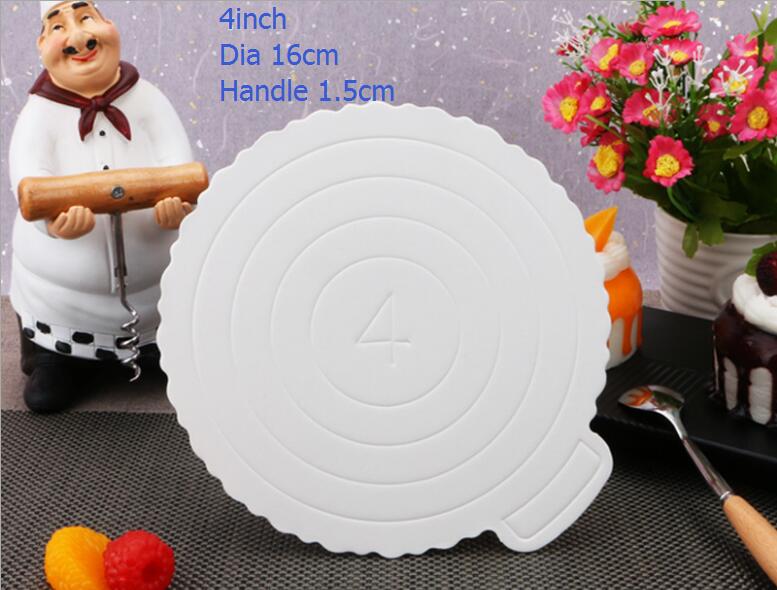 White Round 4 inch