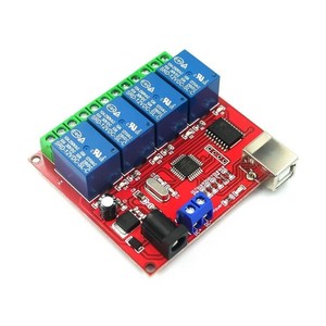 4 channel 5V /12V/24V <strong>computer</strong> USB control switch drive free relay module PC intelligent <strong>controller</strong> - Product Image 3