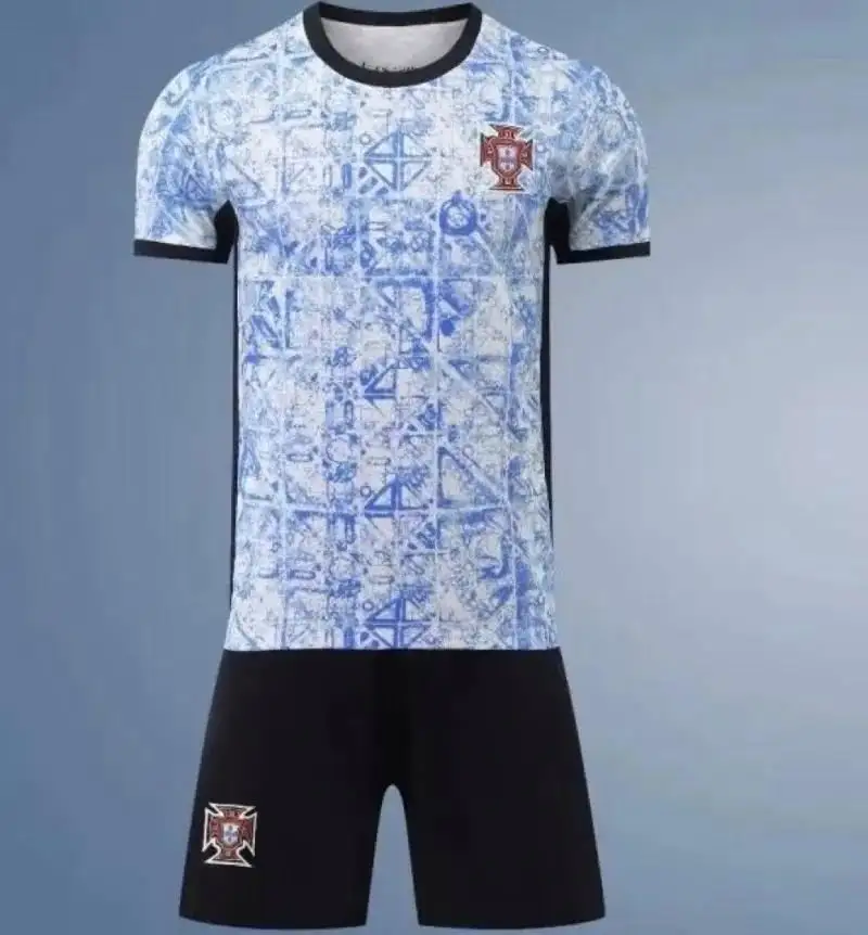 Ruben Ronaldo portugués 2024 2025 Portugal camiseta de fútbol conjunto de niños para hombres Victoria europea de Portugal sobre Tailandia