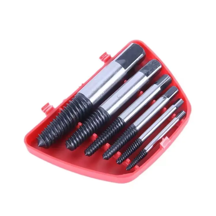5pcs damaged Pipe Screw Extractor and Remover Set 1# 2# 3# 4# 5# bolt repair tools