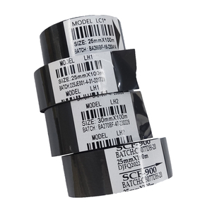 Ventas directas de fábrica Lámina de estampado en caliente negra para máquina de codificación HP-241 Cinta de codificación de fecha compatible para impresión de paquete flexible - Product Image 1