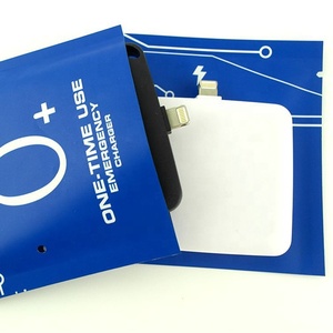 Emergency One <strong>Time</strong> Use Mobile Charger 1000mAh Disposable Power Bank for iPhone and Android Phone 2 <strong>in</strong> <strong>1</strong> - Product Image 6