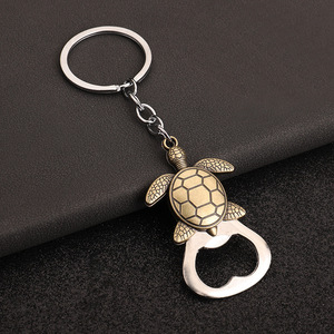 Wholesale Animal Bottle Openers Key Chain Merchants Super bar Bottle Openers Zinc Alloy <strong>Turtle</strong> <strong>Shape</strong> Bottle Opener <strong>Keychains</strong> - Product Image 2