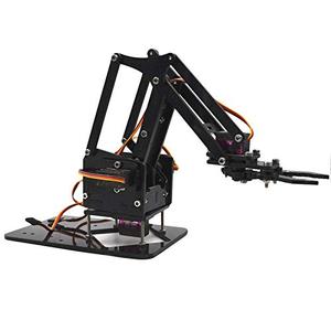 Gelsonlab HSTM-008 FAI DA TE 4DOF Smart Acrilico RC Robot Braccio Montato Braccio Kit Educativo per Arduino