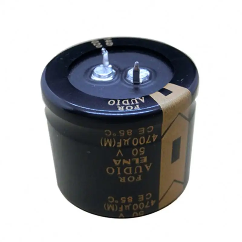 Componentes eletrônicos 50v 4700uf filtro de frequência capacitor eletrônico 35x30mm