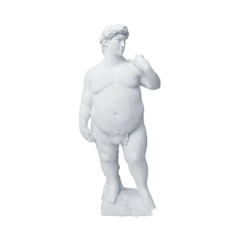 लोकप्रिय राल molds प्रसिद्ध मूर्ति डेस्कटॉप घर decors वसा डेविड मूर्तिकला