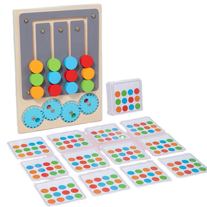 Educacional Labirinto De Madeira Puzzles Toddlers Color Sorting Matching Jogo De Tabuleiro Kid Montessori Belas Habilidades Motoras Aprendizagem Brinquedos