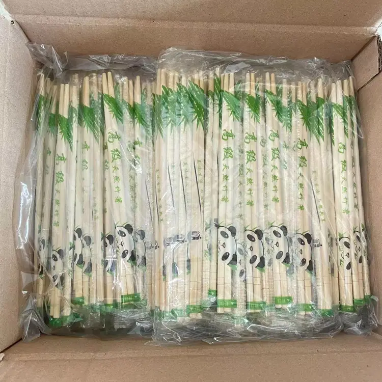 친환경 일본식 사용자 정의 로고 대나무 대량 일회용 젓가락 초밥