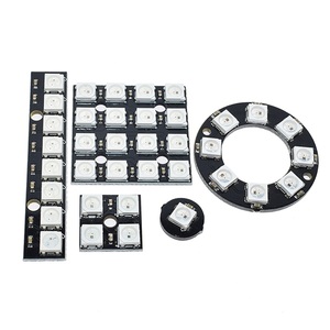 4 8 12 16 channel WS2812 WS2812B WS 2811 5050 RGB <strong>LED</strong> Lamp Panel <strong>Module</strong> 5V 1Bit 4Bit 8Bit 12Bit 16Bit 24Bit Rainbow <strong>LED</strong> Precise - Product Image 5