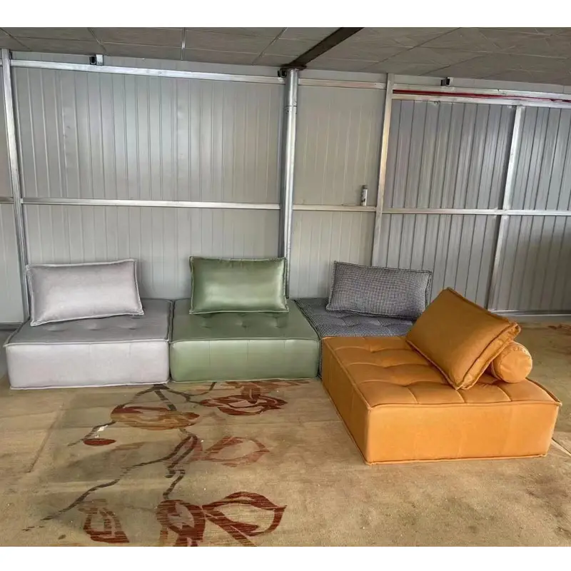 Коммерческий класс Современный дизайн Индивидуальный размер принять диван-кровать для спальни светло-зеленый