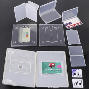 Plastik şeffaf şeffaf SD hafıza kartı muhafazası tutucu CF XQD Nano SIM TF hafıza kartı takı konteyner saklama kutuları - Product Image 4