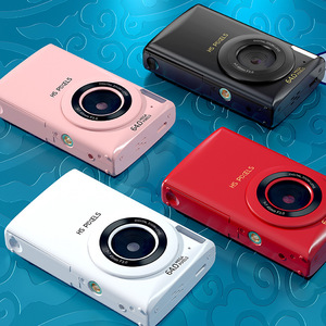 Cámara compacta digital para estudiantes 4K de alta calidad con zoom 18X y luz de flash para fotografía y vídeo