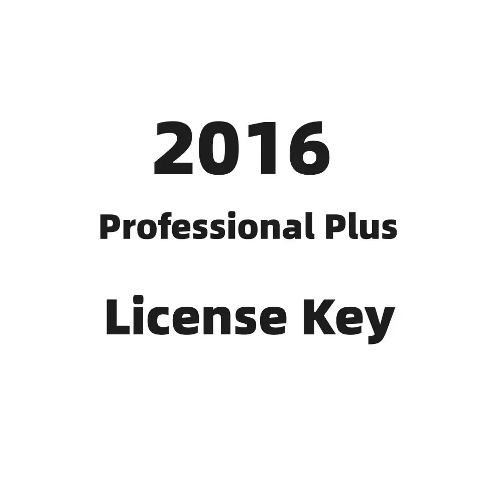 Genuine 2016 Professional Plus Digital Key Operating System Off 2016 Pro Plus License Key 2016PP Pc Send By Email