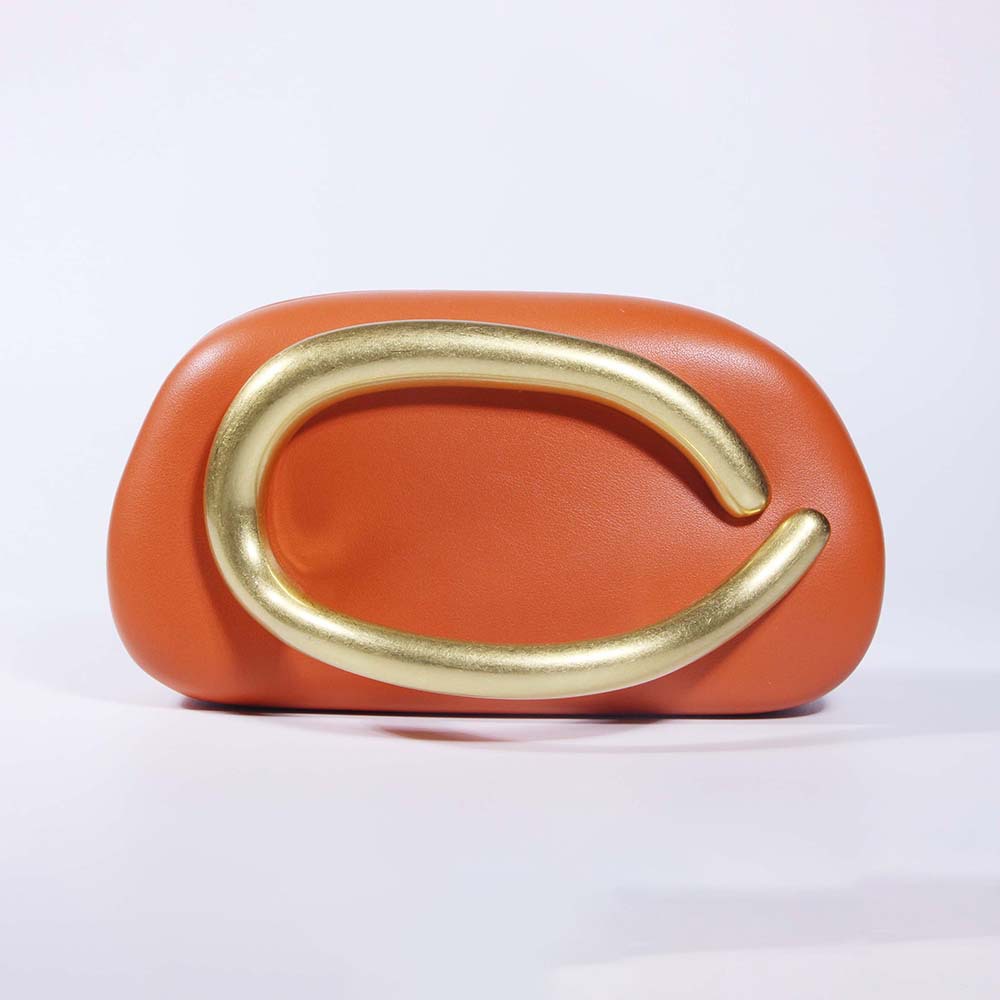 Sac en cuir orange