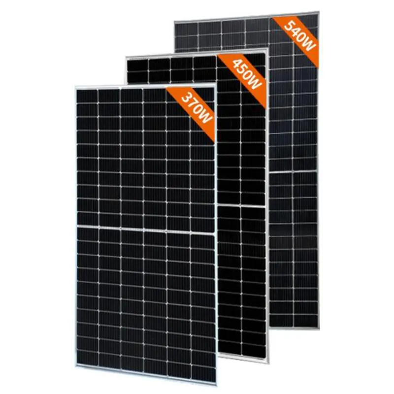 500W silicio monocristallino pannello solare sistema per la casa di tipo Topcon con copertura di vetro OEM energia solare modulo