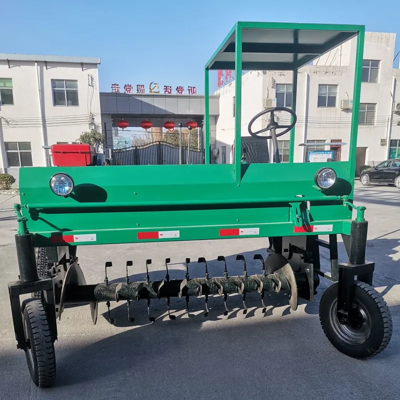 Tarım makinesi 30HP kompost Turner organik gübre yapma