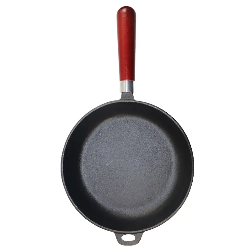 BBQ utensili da cucina padella cucina da esterno pentole in ghisa padella rotonda padella