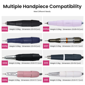 Basso MOQ professionale trapano per unghie elettrico lima per unghie portatile Set di punte per saloni - Product Image 2